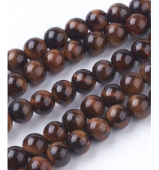 3mm - Chapelet pierre - oeil de tigre