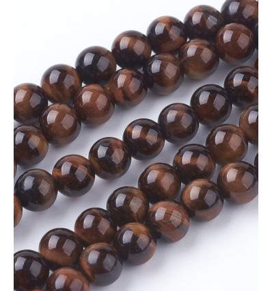 3mm - Chapelet pierre - oeil de tigre
