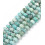 Chapelet Heishi en pierre facettée - quartz rose