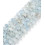 Chapelet Heishi en pierre facettée - quartz rose