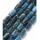 10mm - apatite - Chapelet pierre tube