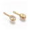 Pendentif zircon ovale sur tige