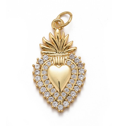 Pendentif pastille inoxydable poinçonnée