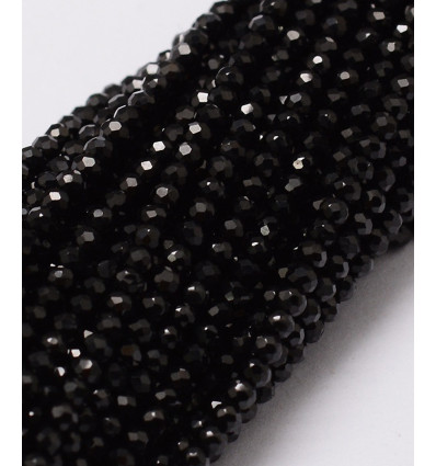 8mm - Chapelet pierre - obsidienne