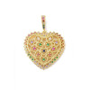 Pendentif pastille inoxydable poinçonnée