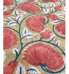 Tissu Sakura on blue by Kokka