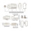 Attache réglable pour casquette (1pc)