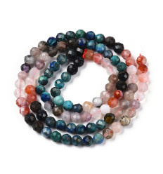 8mm - Chapelet pierre - quartz rose