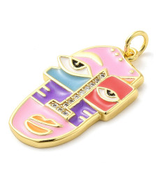 Pendentif pastille inoxydable poinçonnée
