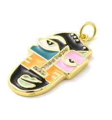 Pendentif pastille inoxydable poinçonnée
