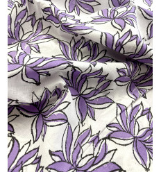 Tissu Sakura on blue by Kokka
