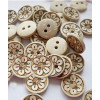 Bouton en bois 15mm