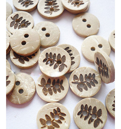 Bouton en bois 15mm