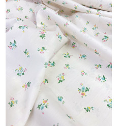 Tissu jacquard bio "Leaf" - Mind The Maker