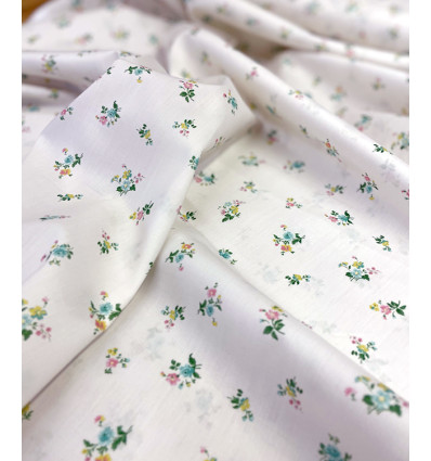 Tissu jacquard bio "Leaf" - Mind The Maker
