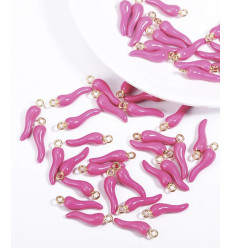 Pendentif pastille inoxydable poinçonnée