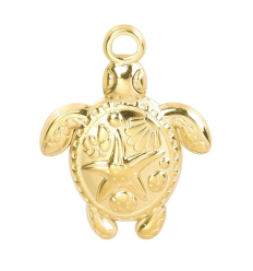 Pendentif pastille inoxydable poinçonnée
