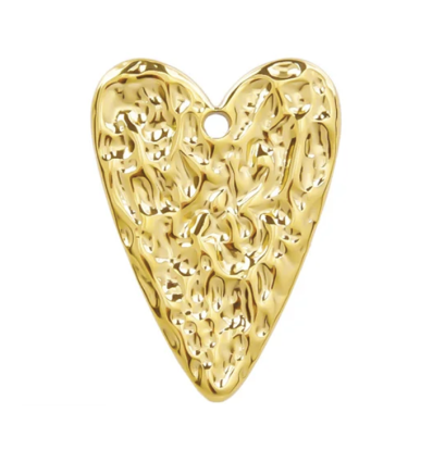 Pendentif pastille inoxydable poinçonnée