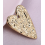Pendentif pastille inoxydable poinçonnée
