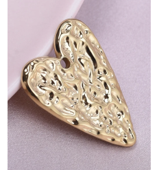 Pendentif coeur texturé