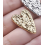 Pendentif pastille inoxydable poinçonnée