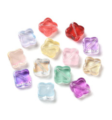 Lot de perles petits fleurs margueritte en acrylique (20pcs)