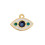 Pendentif oeil facetté blanc
