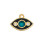 Pendentif oeil facetté noir