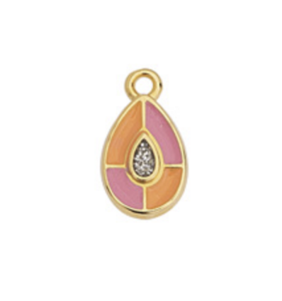 Pendentif pastille inoxydable poinçonnée