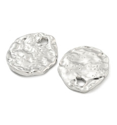 Pendentif médaille texturée