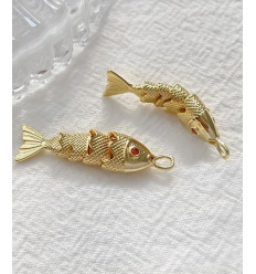 Petit - Pendentif poisson articulé