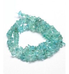 Chapelet pierre chips - aventurine verte