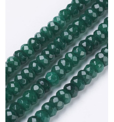Chapelet pierre - jade teinté 4mm