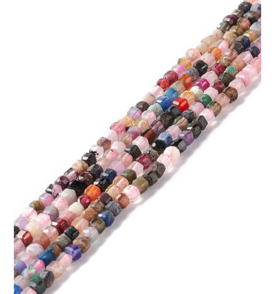 4,5mm - Chapelet pierre - tourmaline