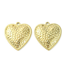 Pendentif pastille inoxydable poinçonnée