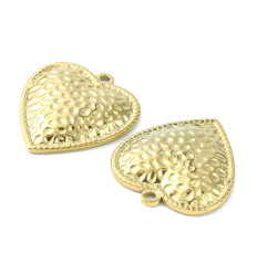 Pendentif pastille inoxydable poinçonnée