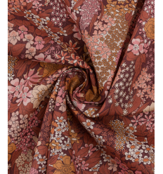 Tissu jacquard bio "Leaf" - Mind The Maker