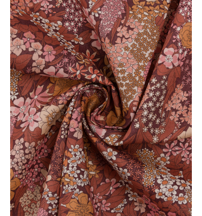 Tissu jacquard bio "Leaf" - Mind The Maker