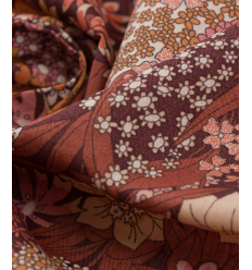 Tissu jacquard bio "Leaf" - Mind The Maker