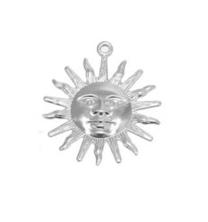Pendentif soleil avec visage
