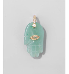 Chapelet Heishi en pierre facettée - fluorite