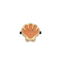 Intercalaire pendentif coquillage émaillé