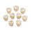 Pendentif petite goutte avec 11 zircons blancs