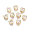 Pendentif petite goutte avec 11 zircons blancs