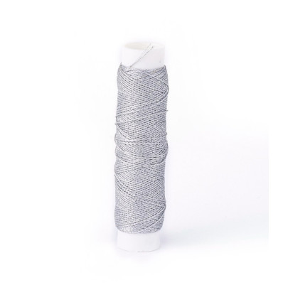 Fil de jade/nylon tressé - rose pâle