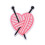 Ecusson "coeur brodé"