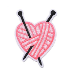 Ecusson "coeur brodé"