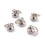 Pendentif petite goutte avec 11 zircons blancs