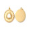 Pendentif pastille inoxydable poinçonnée