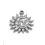 Pendentif pastille inoxydable poinçonnée